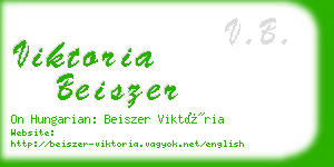 viktoria beiszer business card